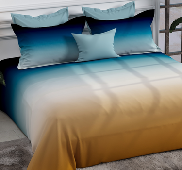 300TC Luxury Silk King Bedsheet Set - Shades