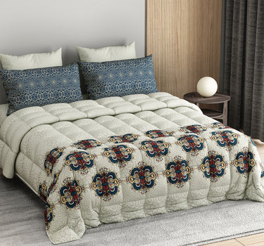 RANGRITI 180TC Pure Cotton King Size Comforter Bedding Set