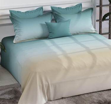 300TC Luxury Silk King Bedsheet Set - Shades