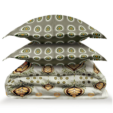 Celebrating India - 200TC Pure Cotton King Size Bedsheet (ETH01)
