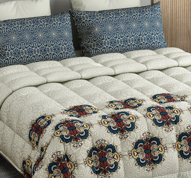 RANGRITI 180TC Pure Cotton King Size Comforter Bedding Set