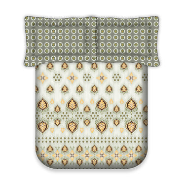 Celebrating India - 200TC Pure Cotton King Size Bedsheet (ETH01)
