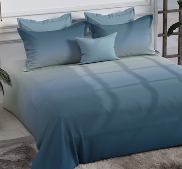 300TC Luxury Silk King Bedsheet Set - Shades
