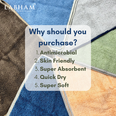 Insignia 450GSM High Absorbant, Super Soft, Anti Microbial, Bath Towel (75cm x 150cm), Walnut