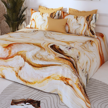 MARBLE - Tactile Silk | Luxurious Bedsheets Set