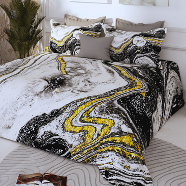 MARBLE - Tactile Silk | Luxurious Bedsheets Set