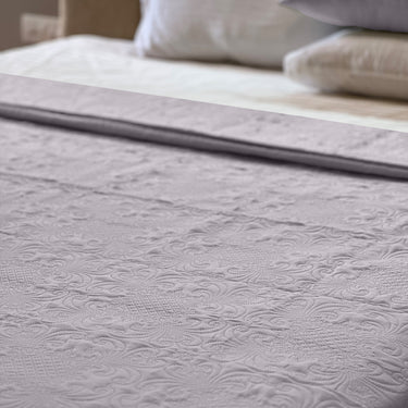 Sensation Quilted Bedcover cum AC comforter Set with 2 Pillow Covers.(Mist)