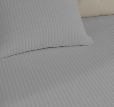 Heather Quilted Cotton Linen Bedcover cum AC Comforter Set with 2 Pillow Covers, King Size (Silver Grey)