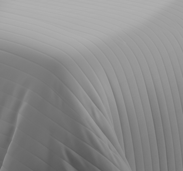 Heather Quilted Cotton Linen Bedcover cum AC Comforter Set with 2 Pillow Covers, King Size (Silver Grey)