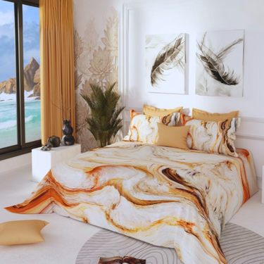 MARBLE - Tactile Silk | Luxurious Bedsheets Set