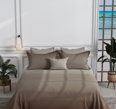 300TC Luxury Silk King Bedsheet Set - Shades