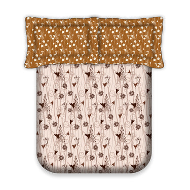 Celebrating India - 200TC Pure Cotton King Size Bedsheet (ETH02)