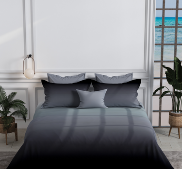 300TC Luxury Silk King Bedsheet Set - Shades