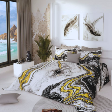 MARBLE - Tactile Silk | Luxurious Bedsheets Set