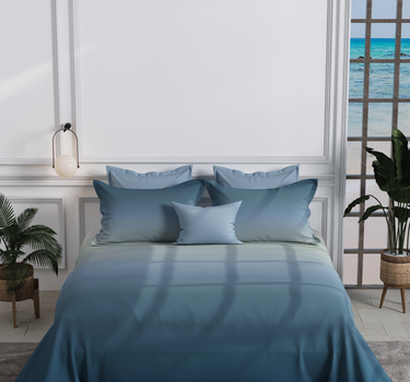 300TC Luxury Silk King Bedsheet Set - Shades