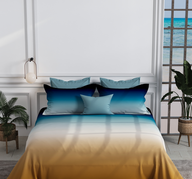 300TC Luxury Silk King Bedsheet Set - Shades