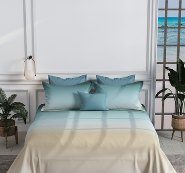 300TC Luxury Silk King Bedsheet Set - Shades