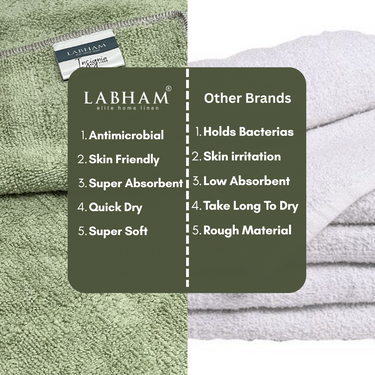 Insignia 450GSM High Absorbant, Super Soft, Anti Microbial, Bath Towel (75cm x 150cm), Walnut