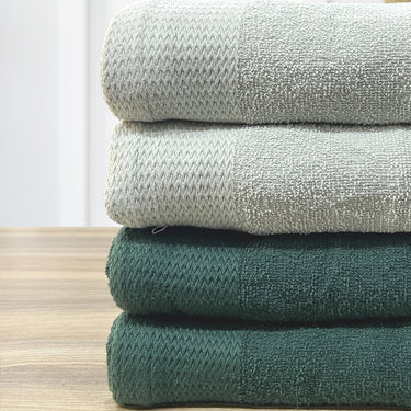 Revive-Pack Of 4 Multipurpose Super Soft Hand Towels (Pistachio&Green)