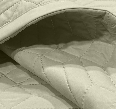 LABHAM® Azure Microfiber King Size Bedcover Set - 300GSM Ultra Sonic Quilted, (90"x108") Super Soft, Durable, Easy Care, Bedspread with 2 Pillow Covers & Storage Bag (Ivory)