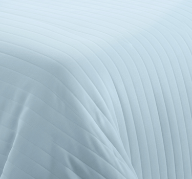 Heather Quilted Cotton Linen Bedcover cum AC Comforter Set with 2 Pillow Covers, King Size (Slate Blue)