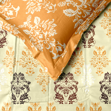 Celebrating India - 200TC Pure Cotton King Size Bedsheet (ETH03)