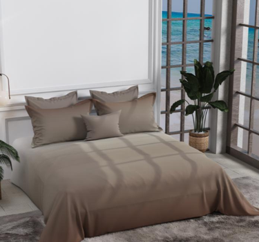 300TC Luxury Silk King Bedsheet Set - Shades