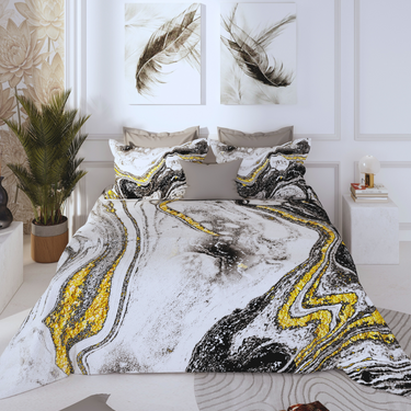 MARBLE - Tactile Silk | Luxurious Bedsheets Set