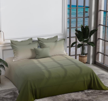 300TC Luxury Silk King Bedsheet Set - Shades