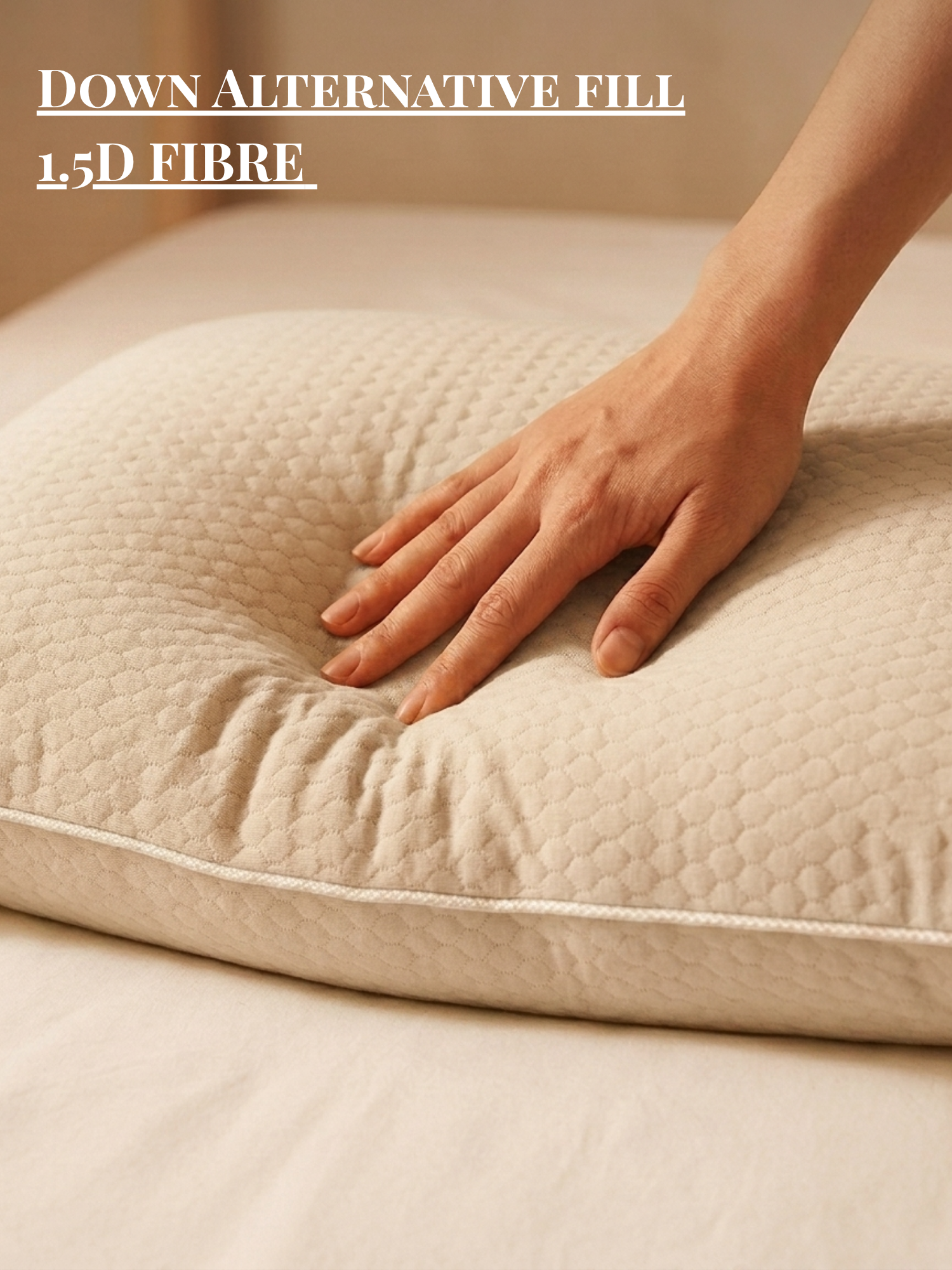 Sandalwood Aroma PillowSandalwood Aroma Pillow — knitted fabric infused with sandalwood fragrance, 1.5D microfibre fill