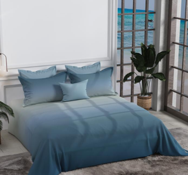 300TC Luxury Silk King Bedsheet Set - Shades