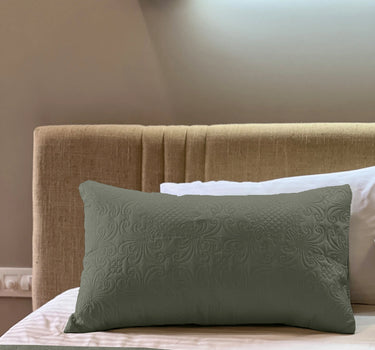 Sensation Quilted Bedcover cum AC comforter Set with 2 Pillow Covers.(Walnut)