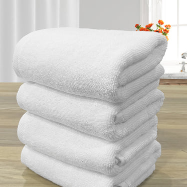 Hotel Premium 700GSM, Pure Cotton, Super Soft, Anti Microbial, Hand Towel (40cm x 60cm), White