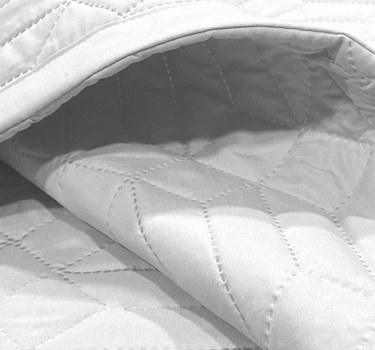 LABHAM® Azure Microfiber King Size Bedcover Set - 300GSM Ultra Sonic Quilted, (90"x108") Super Soft, Durable, Easy Care, Bedspread with 2 Pillow Covers & Storage Bag (White)