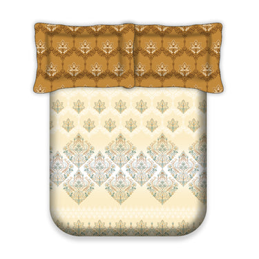 Celebrating India - 200TC Pure Cotton King Size Bedsheet (ETH04)