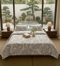 Egyptian Cotton King Bedcover With 2 Pillow Covers And Multipurpose Bag thumbnail 1