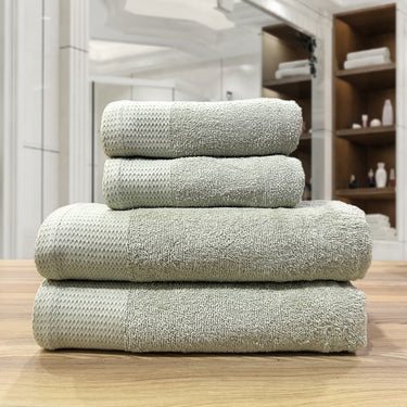 Celebration -4Pc Pure Cotton Bath Towel Set (Pistachio)
