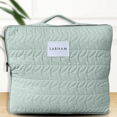 Rangriti - King Size Reversible Bedcover Set (Pistachio & Grey)