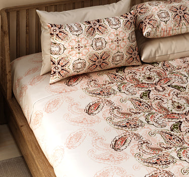 Celebrating India - 200TC Pure Cotton King Size Bedsheet (ETH05)