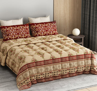 RANGRITI 180TC Pure Cotton King Size Comforter Bedding Set