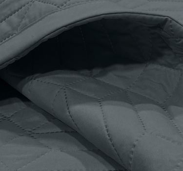 LABHAM® Azure Microfiber King Size Bedcover Set - 300GSM Ultra Sonic Quilted, (90"x108") Super Soft, Durable, Easy Care, Bedspread with 2 Pillow Covers & Storage Bag (Denim)