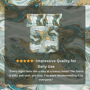 MARBLE - Tactile Silk | Luxurious Bedsheets Set