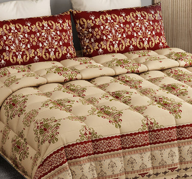RANGRITI 180TC Pure Cotton King Size Comforter Bedding Set