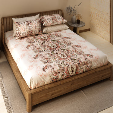 Celebrating India - 200TC Pure Cotton King Size Bedsheet (ETH05)