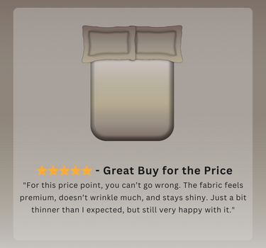 300TC Luxury Silk King Bedsheet Set - Shades