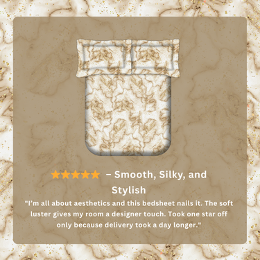 MARBLE - Tactile Silk | Luxurious Bedsheets Set