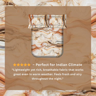 MARBLE - Tactile Silk | Luxurious Bedsheets Set