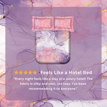 MARBLE - Tactile Silk | Luxurious Bedsheets Set