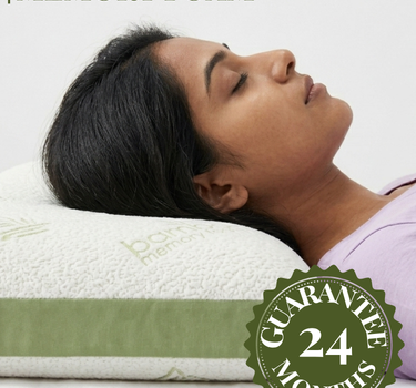 Memory Foam Bamboo Pillow for Comfort Neck, Head and Shoulder