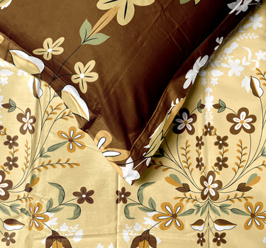 Celebrating India - 200TC Pure Cotton King Size Bedsheet (ETH06)